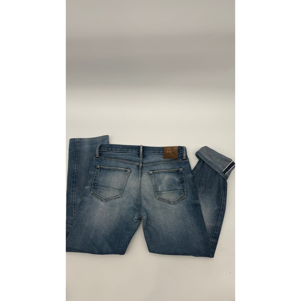 Tom Ford Men's Straight Leg Jeans Size 30 Made in USA Selvedge Denim Light Wash